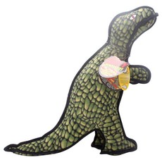 TUFFY 恐龍霸王龍小狗毛絨玩具, 1個, 混色