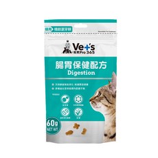 Vet's 唯寶機能潔牙餅 貓咪餅乾 貓零食 60g 關節保健配方, 1個