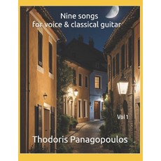 (英文圖書) Nine songs for voice & classical guitar: Vol 1 平裝版, Independently Published, 英文