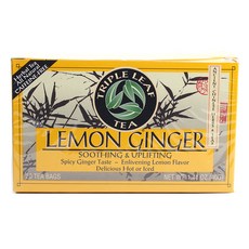 TRIPLE LEAF TEA 檸檬生薑茶包, 1個, 40克