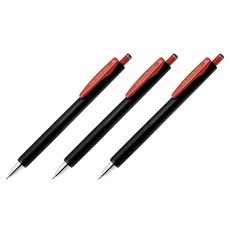 ZEBRA 斑馬牌 SARASA NANO鋼珠筆 0.38mm, 3個, 卡西斯黑