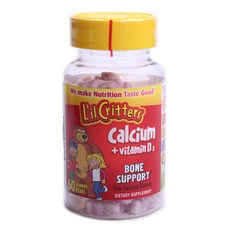 L'il Critters 鈣+維他命D3小熊軟糖, 1罐, 60顆