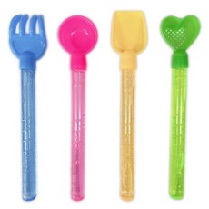 沙灘工具造型泡泡水棒(中)長19cm/一個入 吹泡泡水 童玩, 多色, 10g, 1個