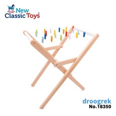 New Classic Toys 幼兒木製學習曬衣架, 詳見包裝