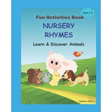 (英文圖書)Nursery Rhymes - Learn & Discover Animals: Fun Activities Book 平裝版, Independently Published, 英文