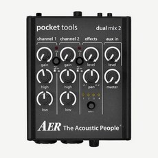AER 木吉他前級效果器 Dual mix2 Pocket tools 雙軌 DI【他 在旅行】, 詳見包裝