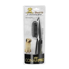 CONAIRPRO dog 寵物犬除毛刷 7.5cm, 1個, 黑色+不銹鋼