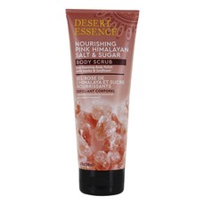 DESERT ESSENCE 精華滋養粉紅喜馬拉雅鹽糖身體磨砂膏, 1個, 198ml