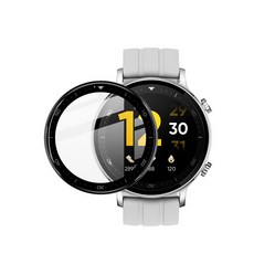 Realme Watch S 1.3吋 3D曲面複合PMMA PC防刮全螢幕保護貼, 【3D曲面複合】熱彎膜