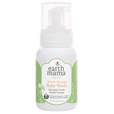 earth mama 兒童沐浴露 無香味, 1瓶, 160ml