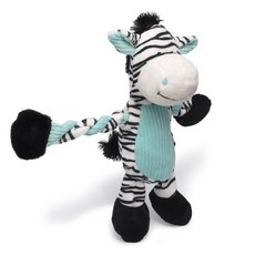 charmingpet Pulis 狗毛絨玩具, 1個, 斑馬