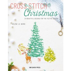 (英文圖書) Cross Stitch Christmas: 20 Beautiful Designs for the Festive Season 平裝版, Search Press, 英文