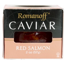 Romanoff CAVIAR 紅鮭佐魚子醬, 1盒, 57g