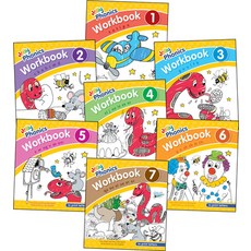 (英文圖書)Jolly Phonics Workbooks 1-7: In Print Letters (American English Edition) 平裝版, Jolly Phonics, 英文
