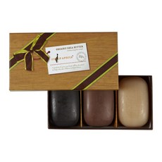 OUT OF AFRICA 乳木果油香皂, 香草+膚色+黑色, 1個, 312克