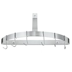 Cuisinart 美膳雅 半圓形牆壁掛架烹飪工具掛勾, 1個, 拉絲