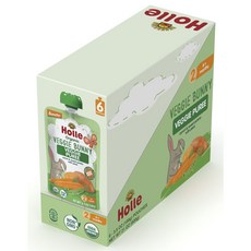 Holle 蔬果泥 100g, 胡蘿蔔地瓜豆子口味, 6包
