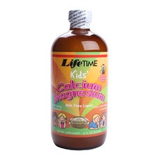 LifeTIME 鈣鎂補充液 泡泡糖味, 1瓶, 473ml