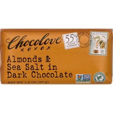 chocolove 杏仁海鹽黑巧克力, 1片, 37g