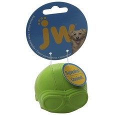 jw 寵物玩具球 頭盔造型, 1個, 綠