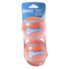 Chuckit 寵物玩具球 XL號 2入, 1個, 橙色+藍色