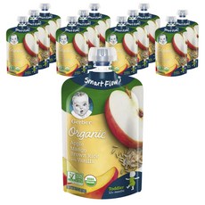 Gerber 嘉寶 水果泥 99g, 蘋果芒果糙米香草口味, 12包