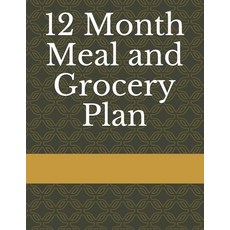 (英文圖書) 12 Month Meal and Grocery Plan 平裝版, Independently Published, 英文
