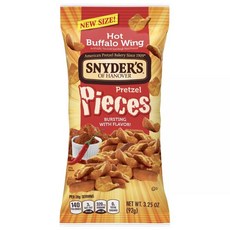SNYDER'S 史奈德 椒鹽脆餅 水牛城辣雞翅口味, 1包, 92g