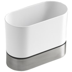 KOHLER 廚房刷子盒, 1個, 白+銀