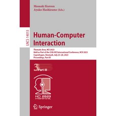 (英文圖書) Human-Computer Interaction: Thematic Area Hci 2023 Held as Part of the 25th Hci Internation... 平裝版, Springer, 英文