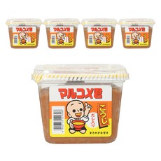 marukome Marukome君酵母味噌, 5個, 650g