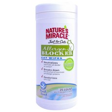 Nature's Miracle 寵物用濕紙巾 清新香味 25張, 1個