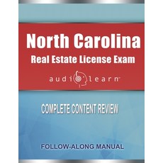 (英文圖書) North Carolina Real Estate License Exam AudioLearn: Complete Audio Review for the Real Estate... 平裝版, Independently Published, 英文