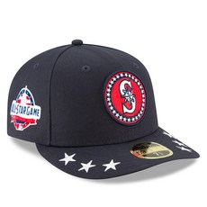 西雅圖水手隊New Era 2018 MLB All-Star Workout On-Field低弧度59FIFTY球帽–海軍藍, 海軍藍