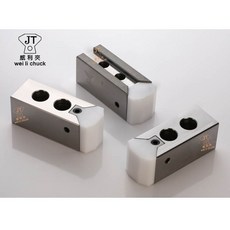 威利夾wei li chuck 8吋軟質替換式油壓生爪 適用於精密加工 穩固夾持 減少工件損傷, 1套裝, RSJ-08