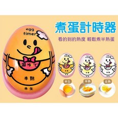可愛煮蛋計時器 溫度感應計