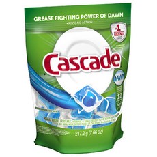 CASCADE 洗碗機的清潔劑新鮮美分, 1個, 217.2克