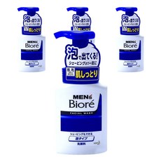 Biore 蜜妮 男仕泡沫洗面乳, 4瓶, 150ml