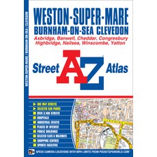 (英文圖書) Weston-Super-Mare A-Z Street Atlas 平裝版, Geographers' A-Z Map Compan..., 英文