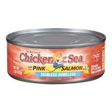 Chicken of the Sea 去皮去骨粉紅鮭魚肉罐頭, 1罐, 142g