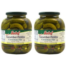Sadaf 無麩質迷你酸黃瓜, 2罐, 1.32kg