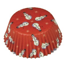 FOX RUN 聖誕烘焙杯, 50件, 紅色的