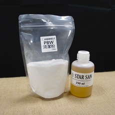 【清潔優惠組】Star San 250ml PBW 500g 清潔殺菌套裝