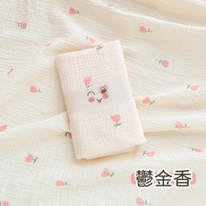 多功能純棉紗布寶寶包巾 推車蓋毯 哺乳巾 (12H快速出貨)