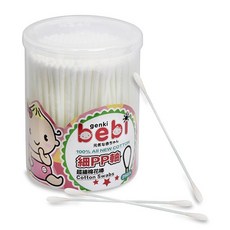 (福利品) 元氣寶寶 細軸雙頭棉花棒 250入, 1盒
