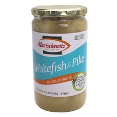 Manischewitz 白魚和梭子魚, 1個, 680克