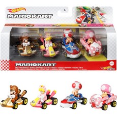 Hot Wheels 風火輪 Mario Kart 合金車 (4入組), B款