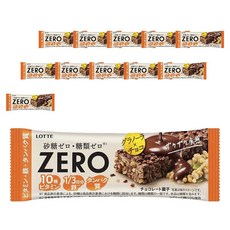 LOTTE 樂天 ZERO 格蘭諾拉燕麥巧克力穀物棒, 12個, 32g
