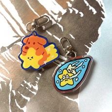 Trumeow 流星系列壓克力吊飾，可愛造型，兒童時尚配件，多款可選