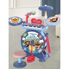 兒童爵士鼓玩具, 藍色